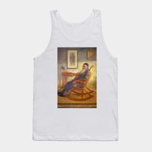 Portrait of the Artist's Father by Carl Larsson Tank Top